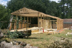 Poll Barn Under Construction